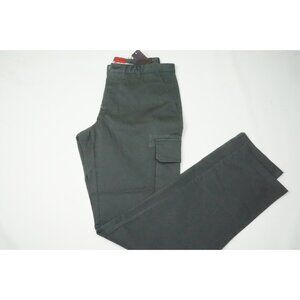 Isaia Comfort Project Gray Cargo Cotton Blend Pant 52R EU NEW